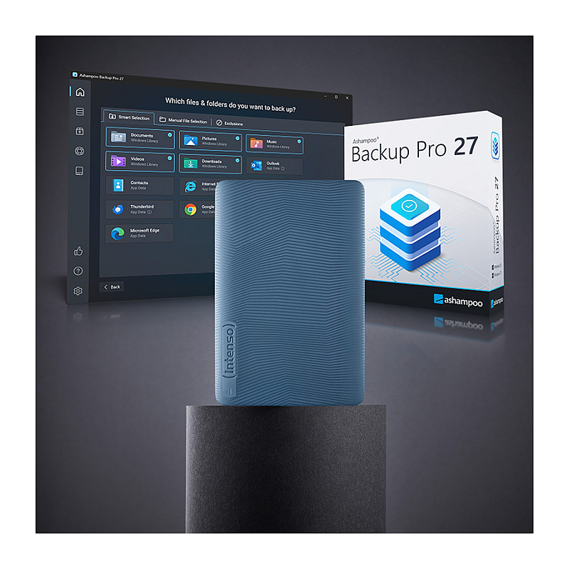 Vanjski tvrdi disk INTENSO Memory Safe 1TB (USB 3.2 Gen 1, 2.5", plavi)-8