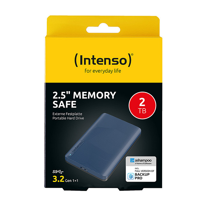 2TB Intenso Memory Safe 2 TB, Externe Festplatte (blau, extern, USB-A 3.2 Gen 1 (5 Gbit/s))-1