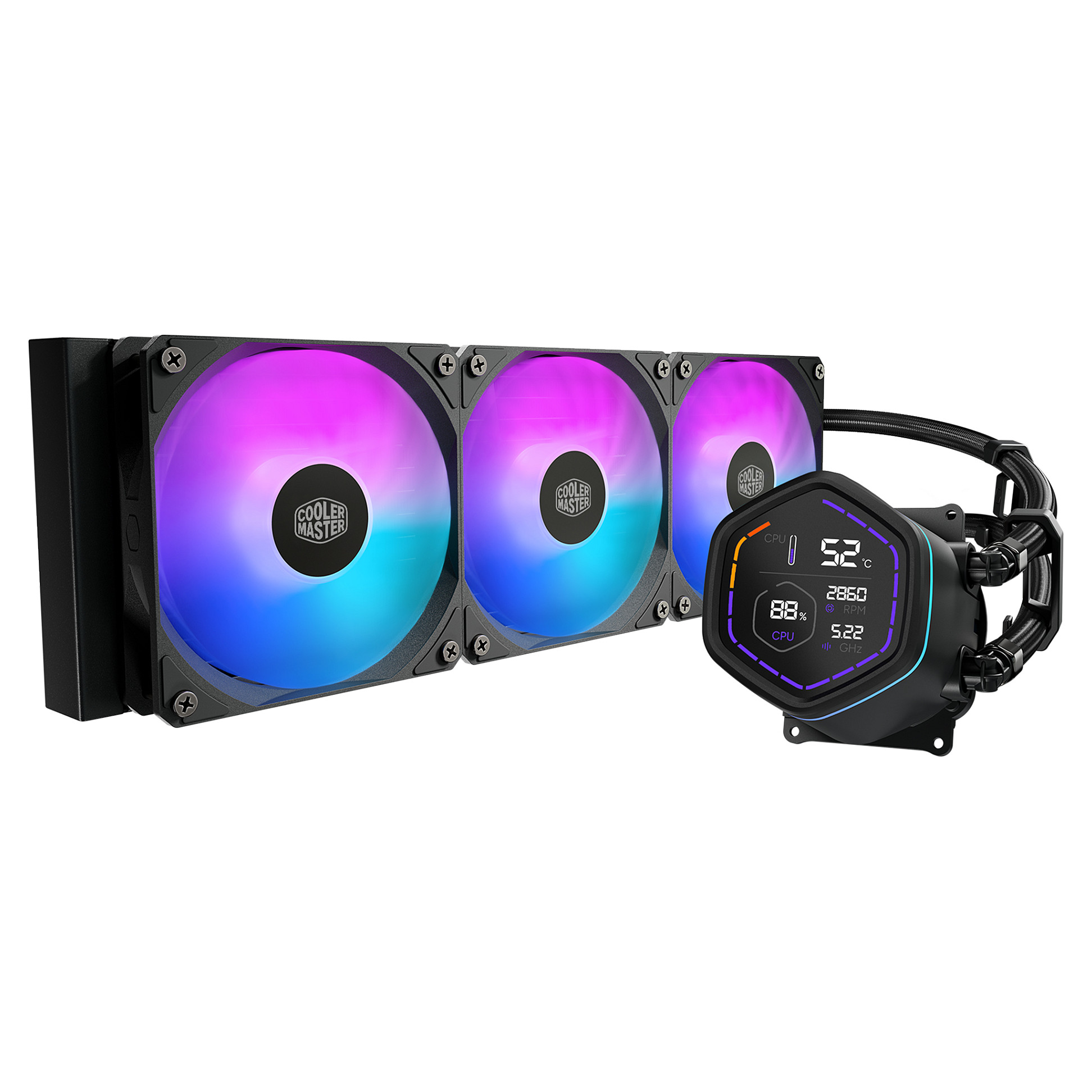 K CoolerMaster WAK MasterLiquid Core Nex Digital 360 ARGB-0