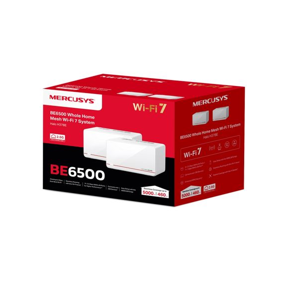 Mesh Sistem MERCUSYS Halo H37BE, BE 6500 Whole Home Mesh Wi-Fi 7 System (2-Pack)-2