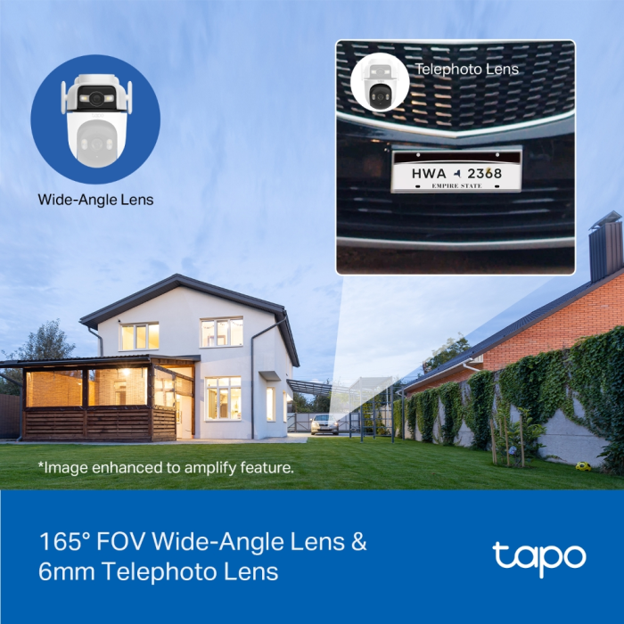 Vanjska sigurnosna kamera TAPO C545D (3K, dvostruka leća, Wi-Fi)-15
