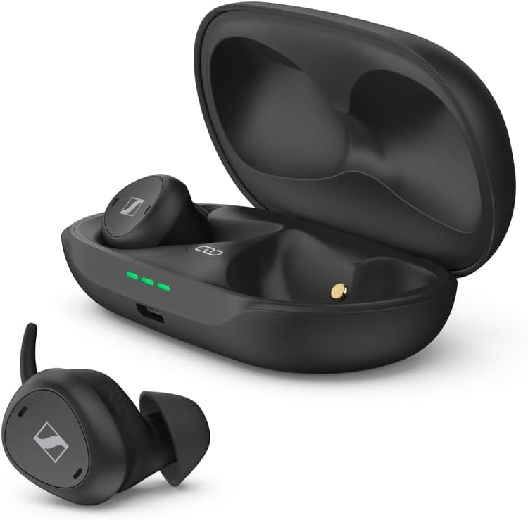 Slušalice SENNHEISER TV Clear Earbuds, in-ear, bežične, TV transmiter, crne