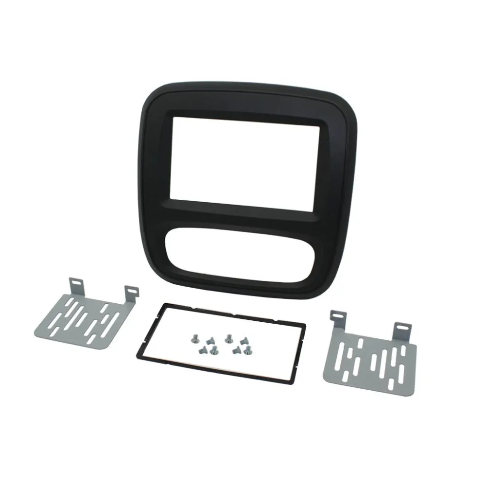 Maska za auto radio CONNECTS2 CT23RT09 za Renault Trafic (2014-2017), 2-DIN, crna boja