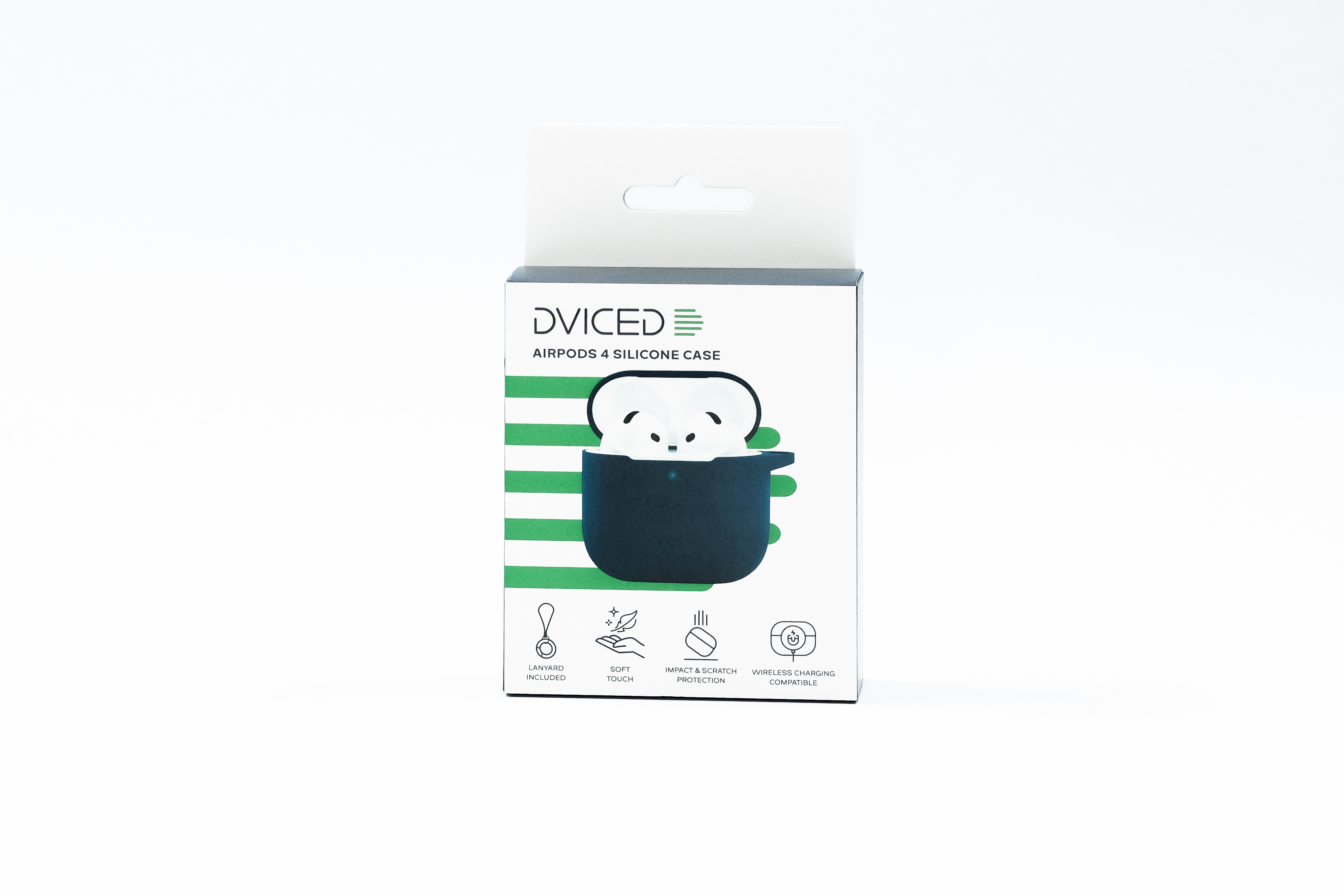 Dviced AirPods 4 Silicone Case - Blue-1