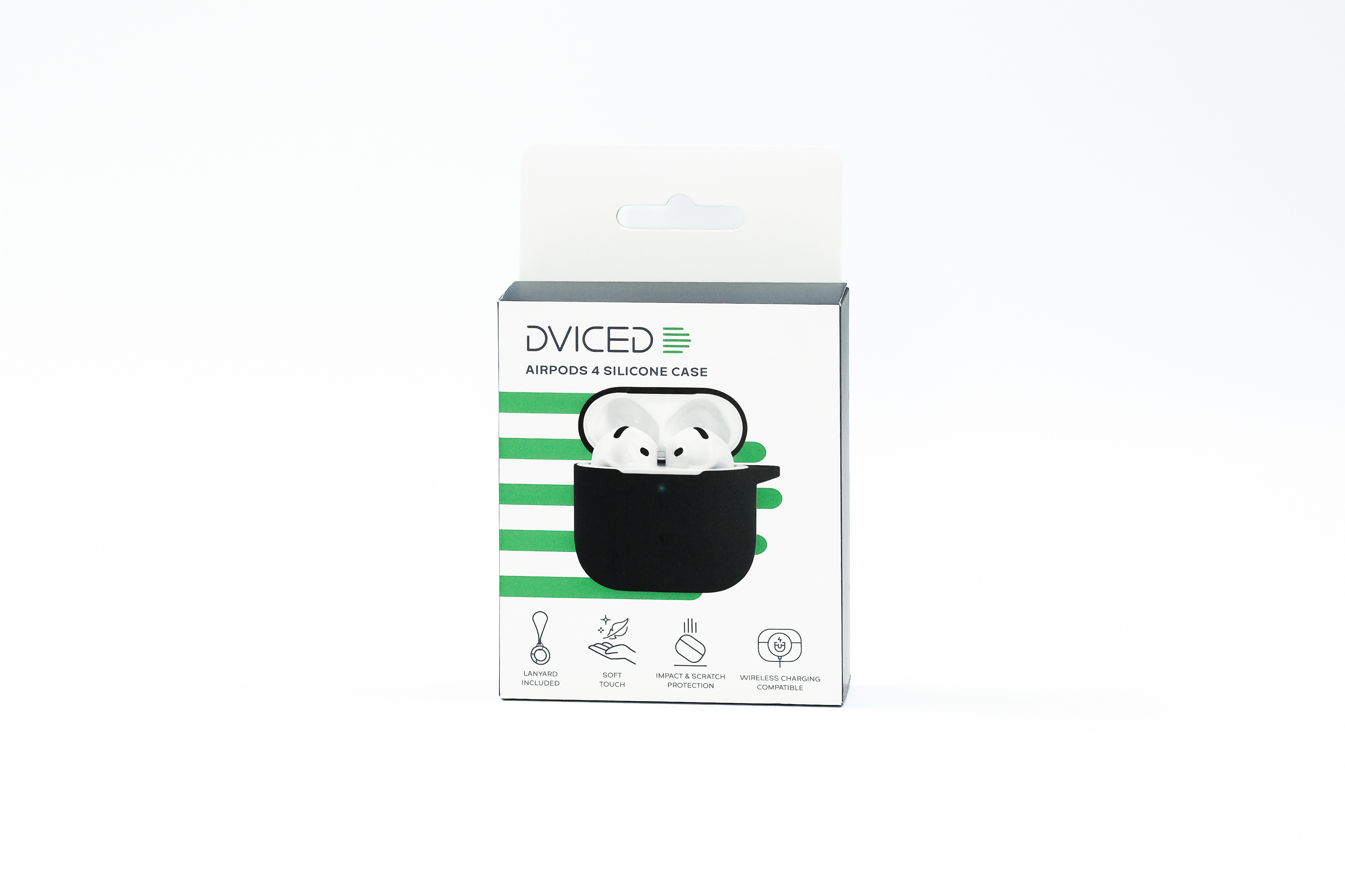 Dviced AirPods 4 Silicone Case - Black-3
