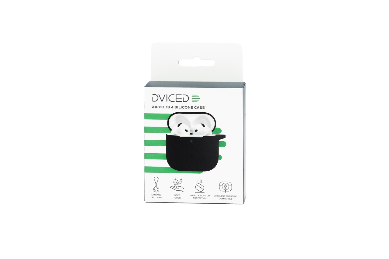 Dviced AirPods 4 Silicone Case - Black-8