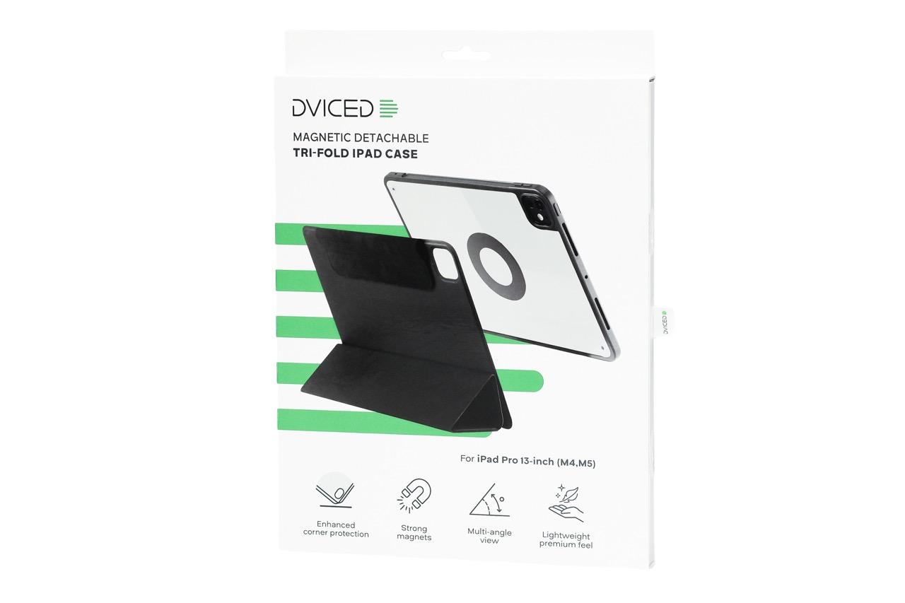 Dviced Hybrid case for iPad Pro 13-inch (M4,M5) - Black-1