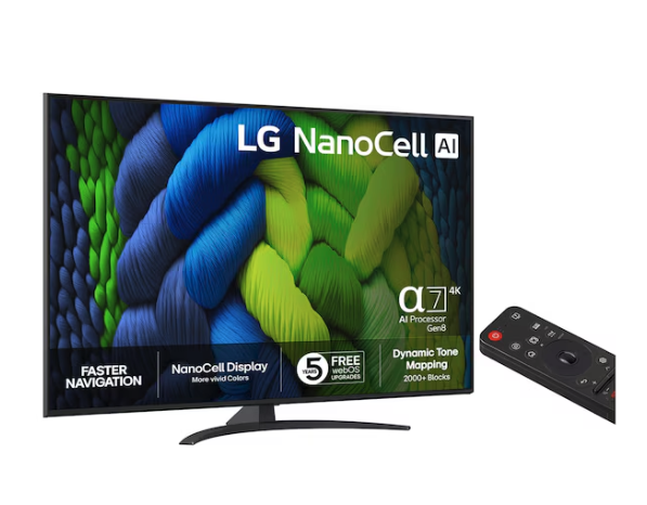 TV LG 55NANO82A6B.AEU NanoCell AI 55" (139cm, 4K UHD, webOS, Smart TV, HDR10 Pro)