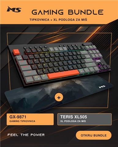 KB MS ELITE K-703C + gaming podloga gratis MS DOD MS TERIS XL505-0