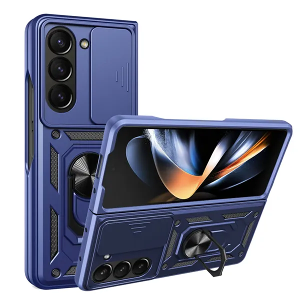 MM TPU SAM GALAXY Z FOLD 8 ANTI-SHOCK WITH RING plava