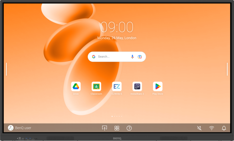 BenQ 75" RE7505E Touchscreen 4K UHD (3840x2160) IPS, 16:9, 8GB/128GB, 450 cd/m2, 1200:1