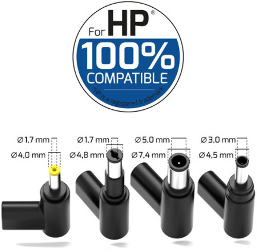 Port punjač 65W GaN2 USB-C za HP NB, 5 nastavaka-0