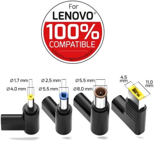 Port punjač 65W GaN2 USB-C za Lenovo NB,4 nastavka-0