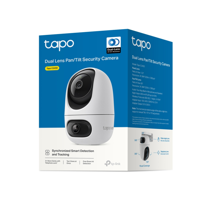 TP-LINK Tapo C245D Dual 2K Pan/Tilt AI Wi-Fi Indoor Camera-11
