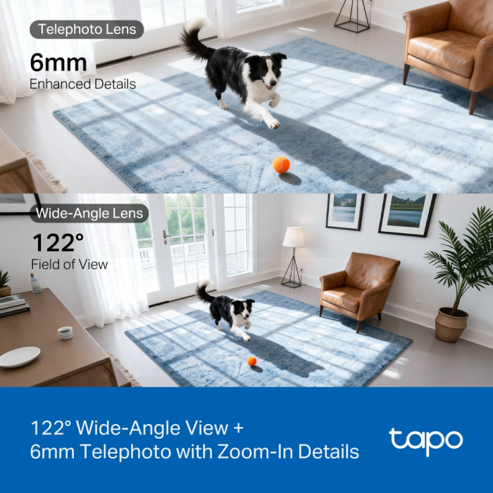 TP-LINK Tapo C245D Dual 2K Pan/Tilt AI Wi-Fi Indoor Camera-6