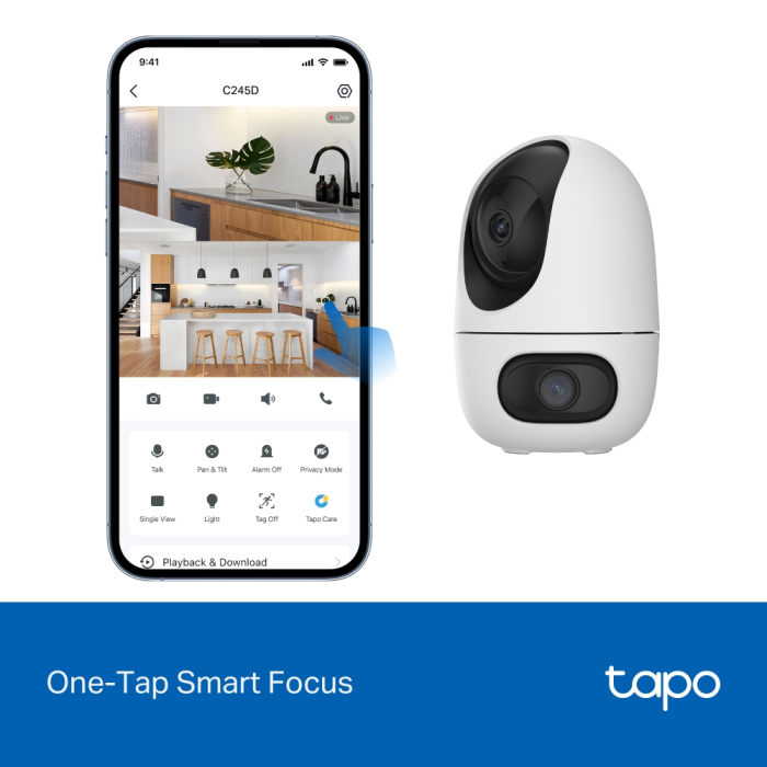 TP-LINK Tapo C245D Dual 2K Pan/Tilt AI Wi-Fi Indoor Camera-4