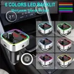 FM transmiter GEARUP! FM303 (Bluetooth, 2x USB, Type-C, 3.1A, siva boja)-3