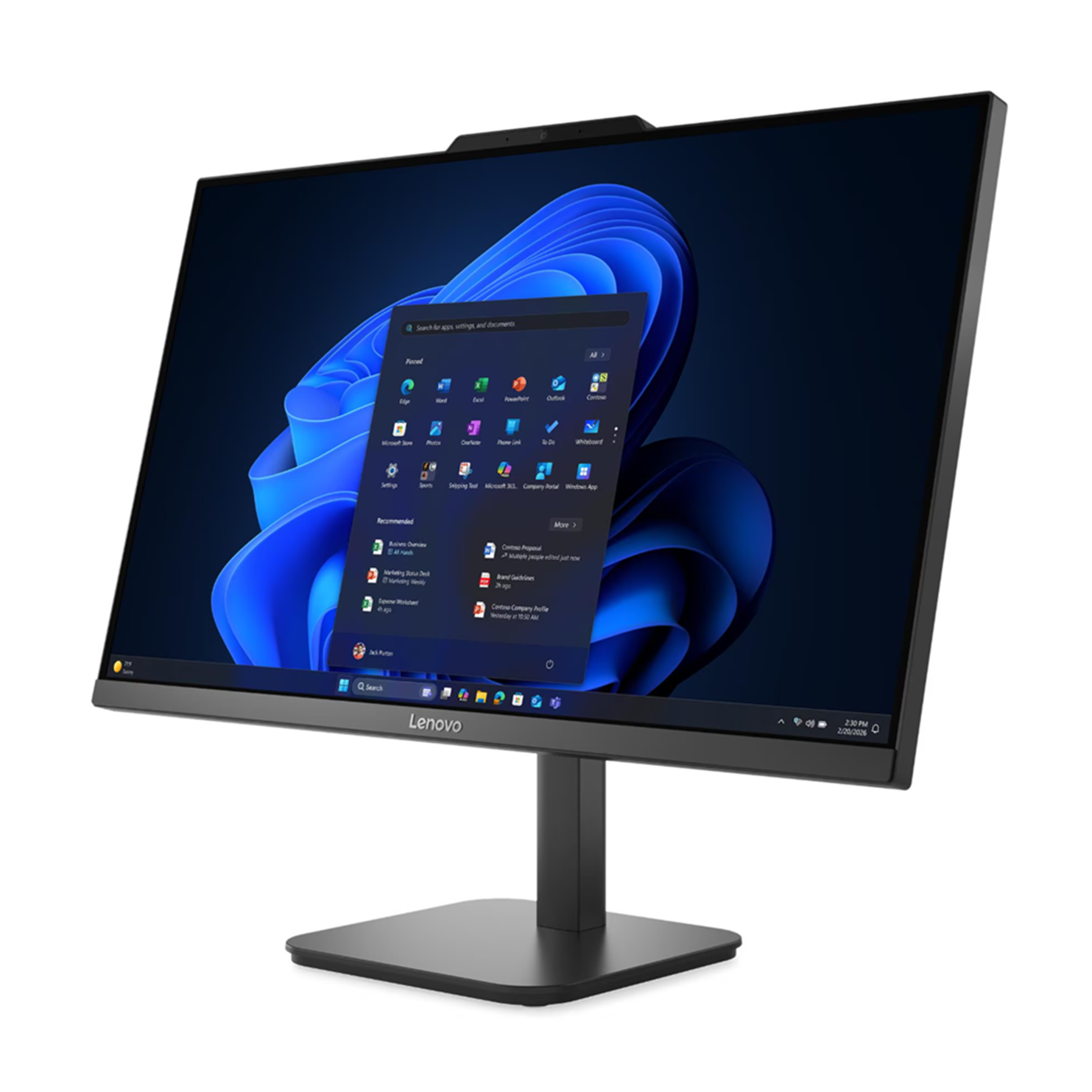 AIO računalo LENOVO V105 24 (23,8", IPS, FHD 1920x1080, AMD Ryzen 5 40, 16 GB RAM, 512 GB SSD, AMD Radeon 610M, Windows 11 Pro, crna)