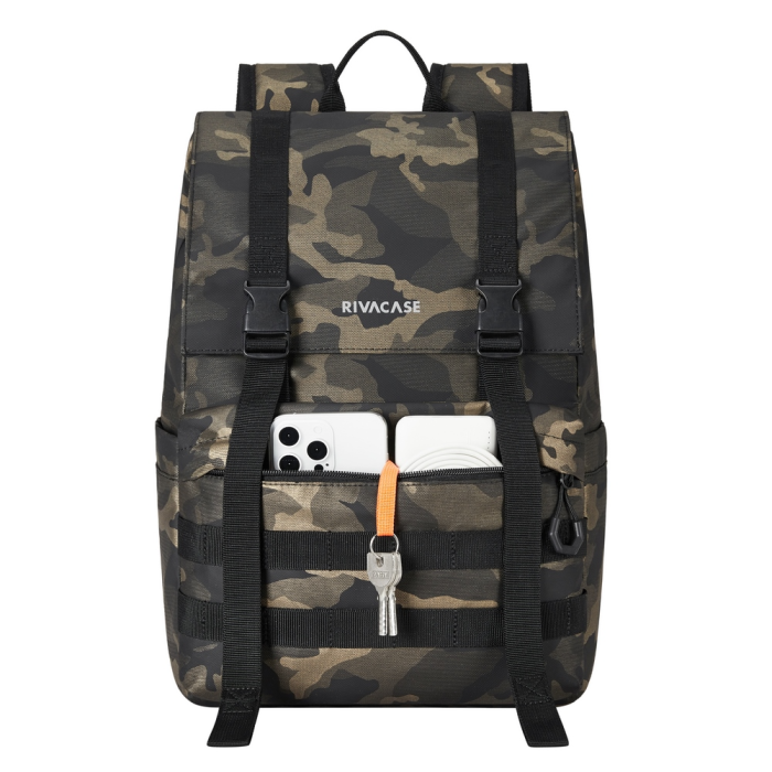 RivaCase 15L Laptop Backpack 7621 Brown-18
