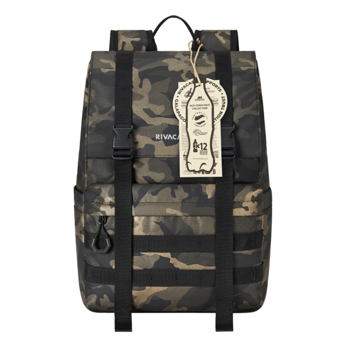 RivaCase 15L Laptop Backpack 7621 Brown-1