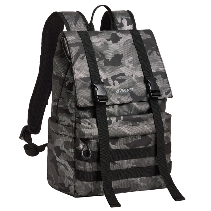 RivaCase 15L Laptop Backpack 7621, Gray-2