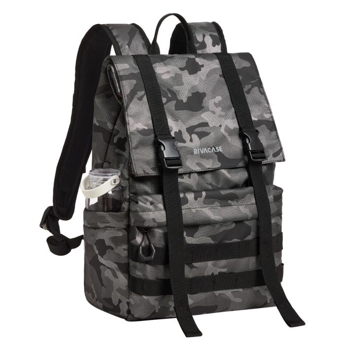 RivaCase 15L Laptop Backpack 7621, Gray-8