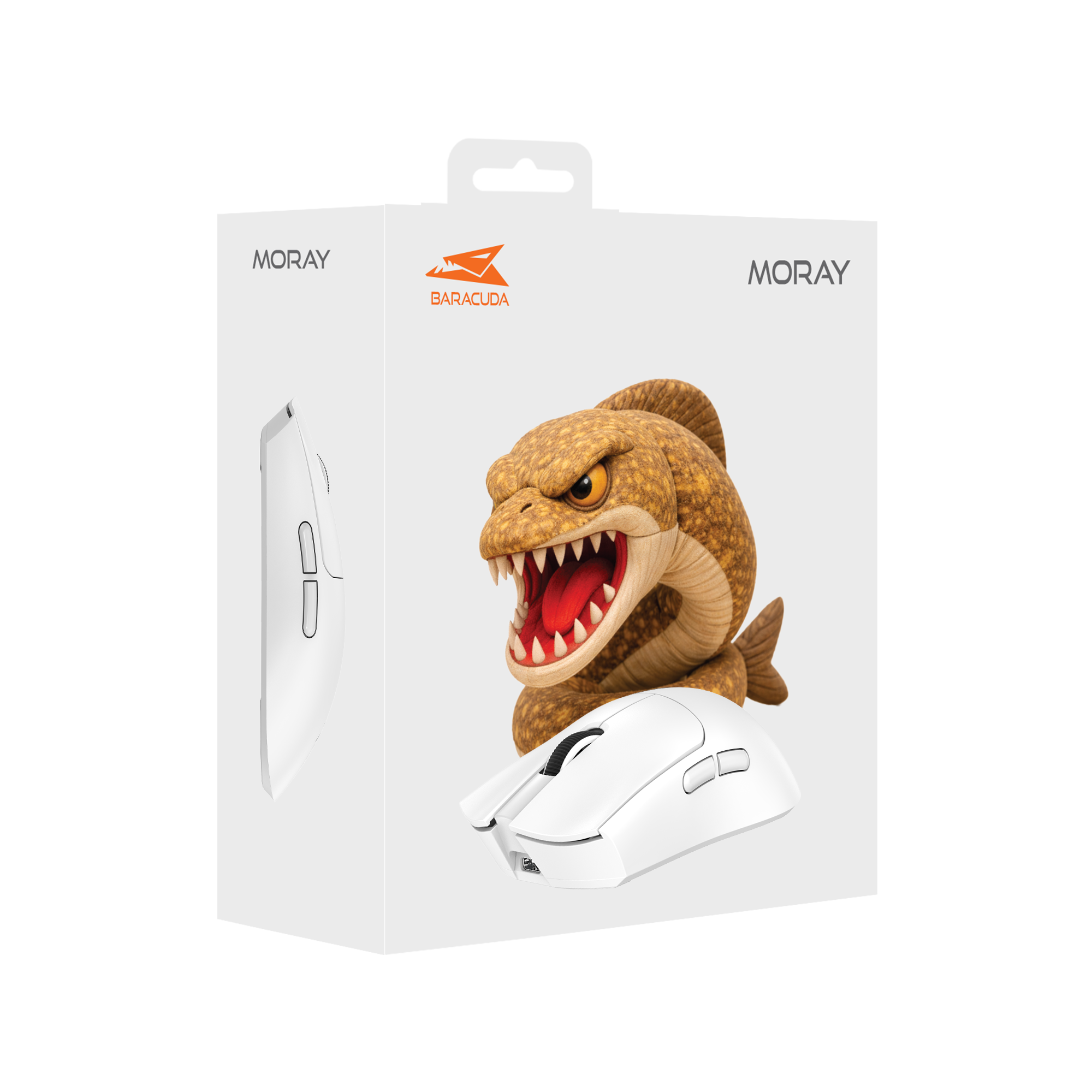 Baracuda MOUSE BGM-132 MORAY - White / Wireless-5