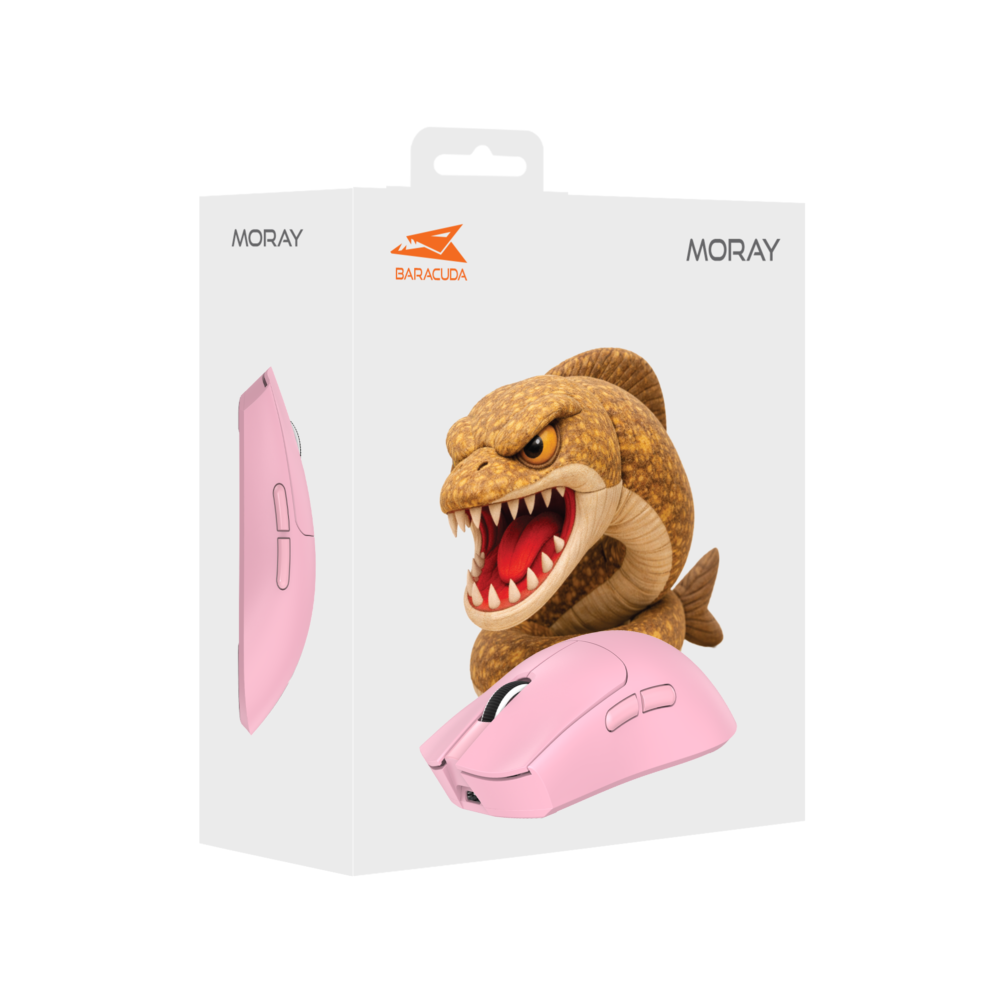 Baracuda MOUSE BGM-133 MORAY - Pink / Wireless-5