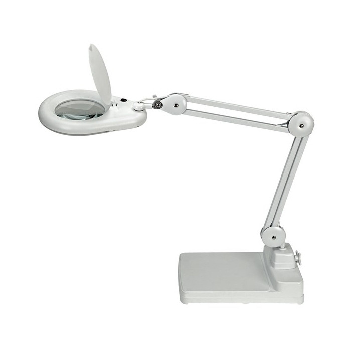 OŠTEĆENA AMBALAŽA - STOLNA LAMPA S LUPOM 5X, LED, samostojeća, Geti GDM 15