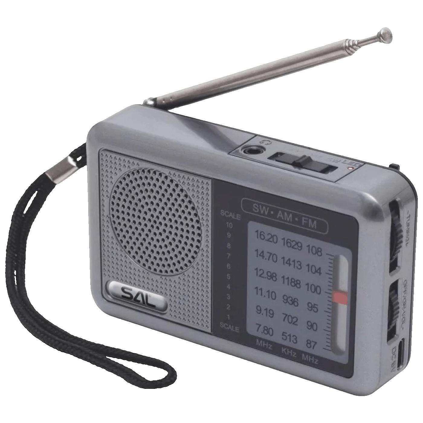 SAL Radio prijemnik, AM / FM / SW, Li-ion 18650 baterija - RPC6CH