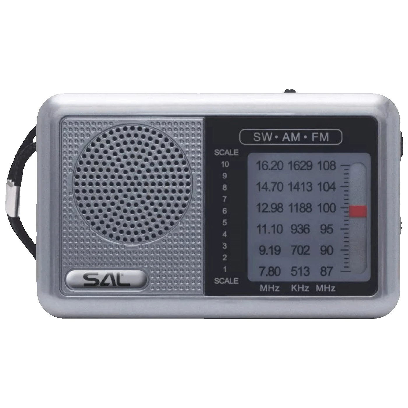 SAL Radio prijemnik, AM / FM / SW, Li-ion 18650 baterija - RPC6CH-1