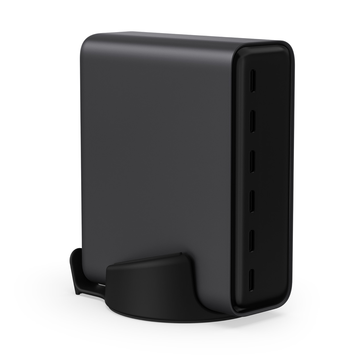 Stolni punjač SATECHI ChargeView 240W (6x USB-C, GaN, LCD zaslon, crna boja)-10