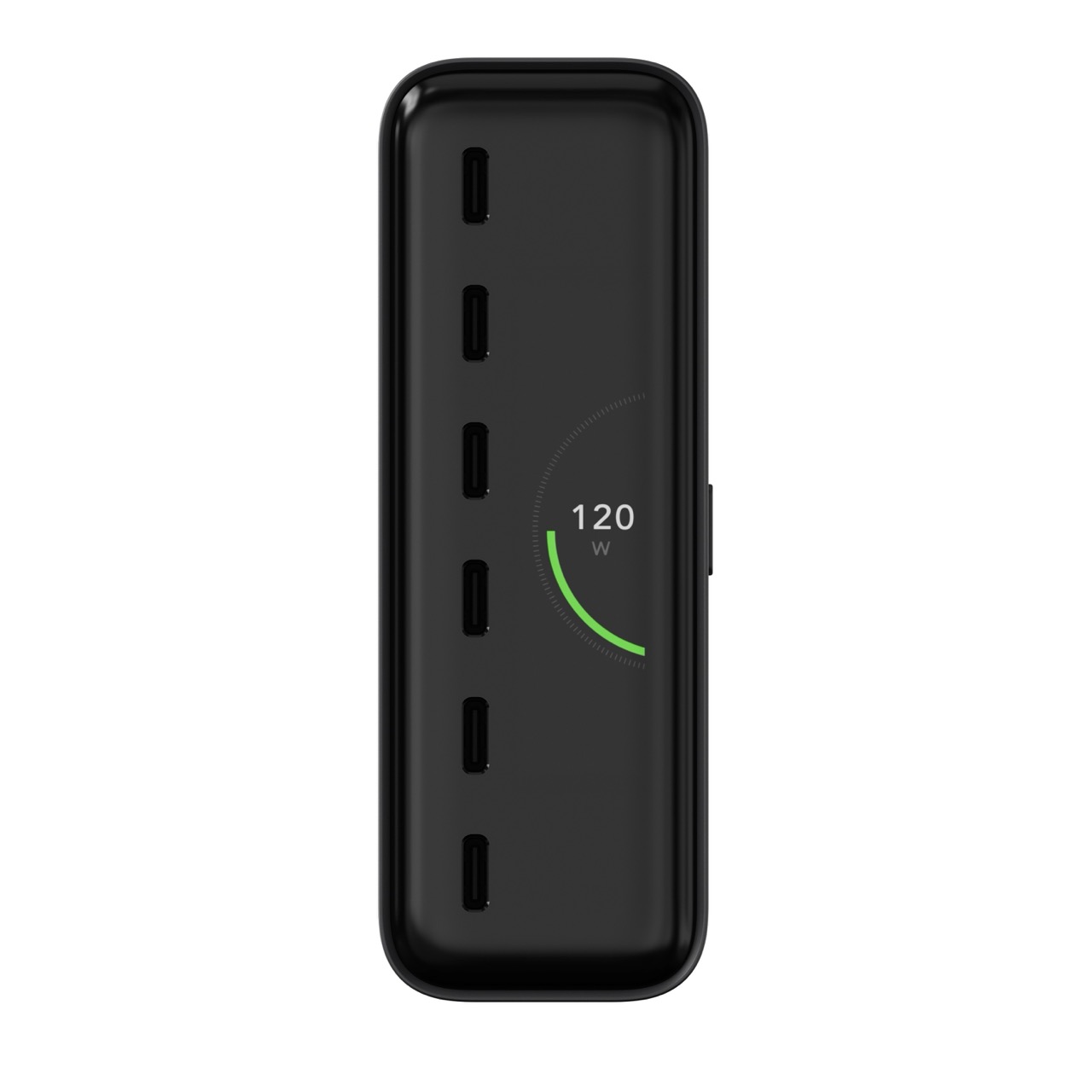 Stolni punjač SATECHI ChargeView 240W (6x USB-C, GaN, LCD zaslon, crna boja)-7