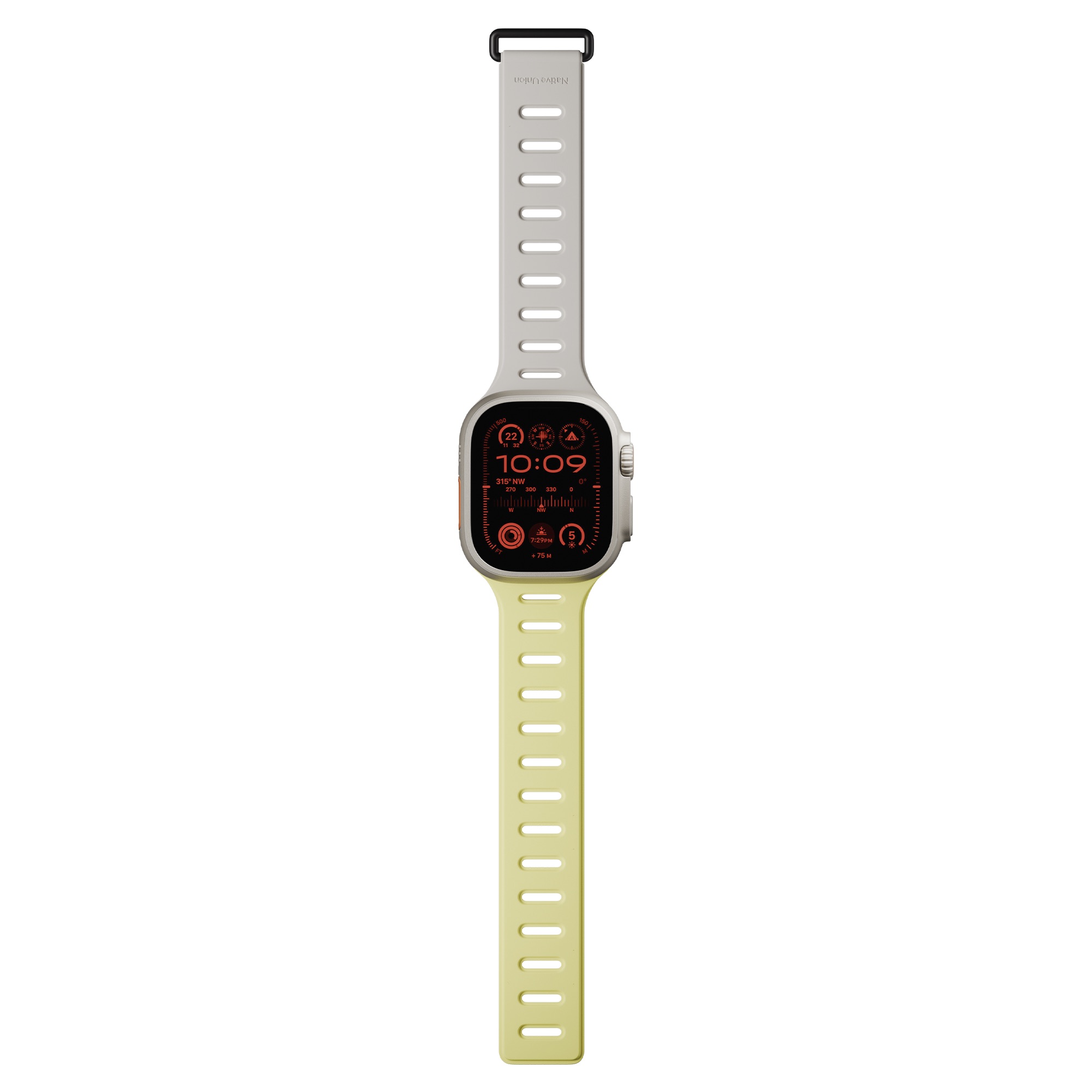 Native Union Active Watch Band For Apple Watch Ultra 42/44/45/49mm - Lemon/ Sandstone-2