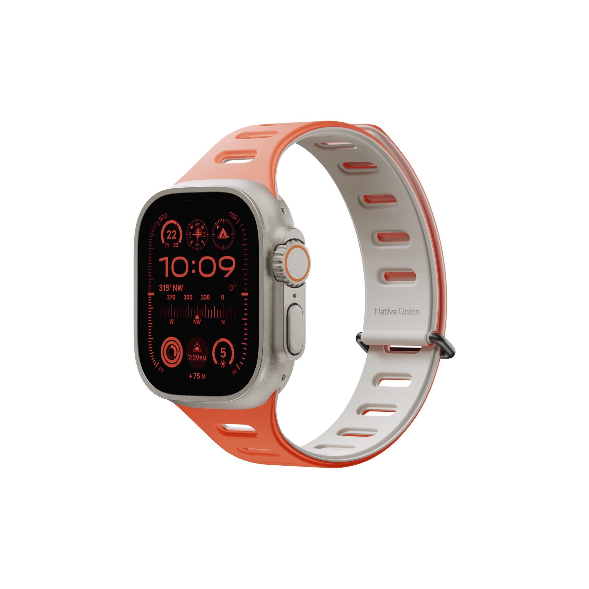 Native Union Active Watch Band For Apple Watch Ultra 42/44/45/49mm - Oxyfire/ Sandstone-0