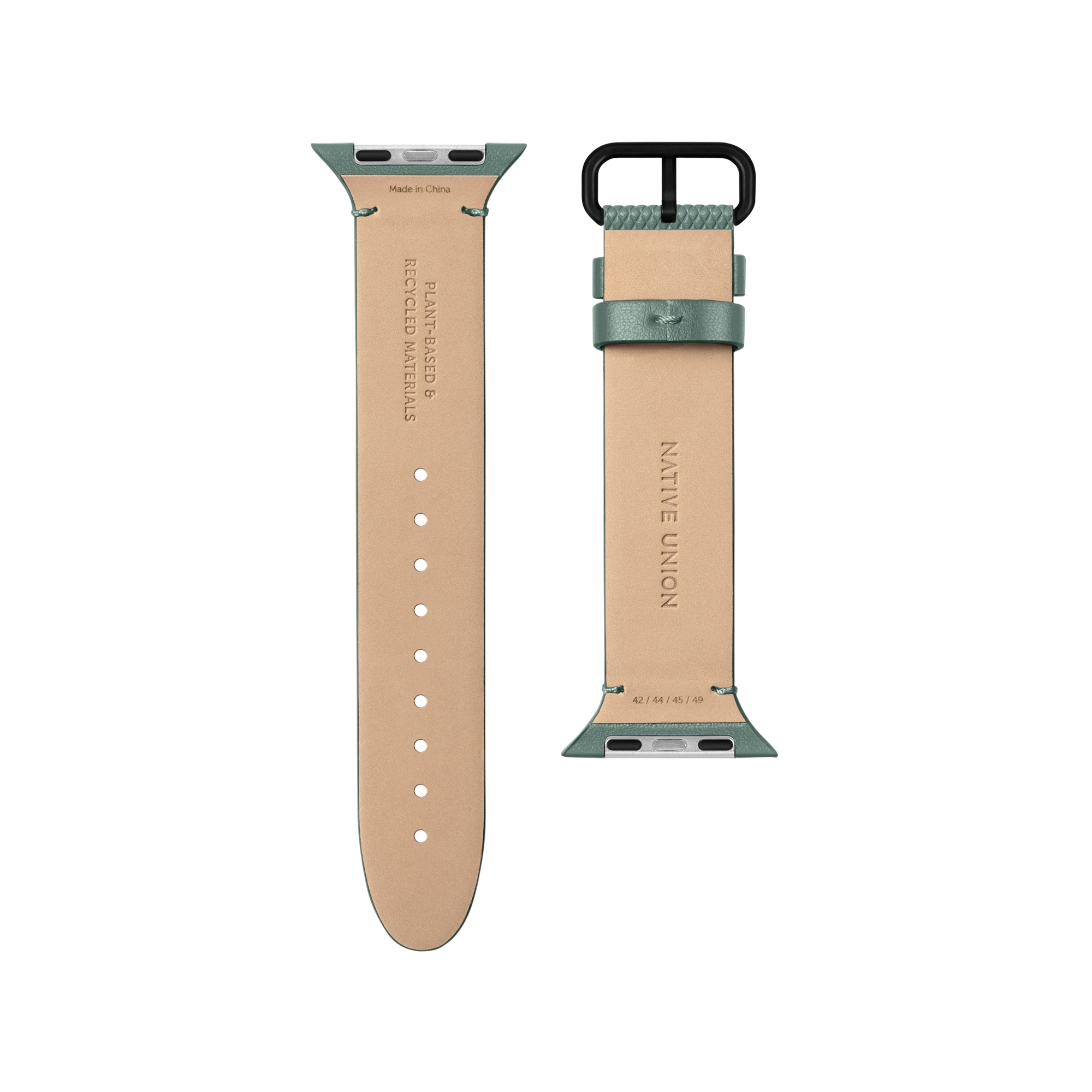 Native Union (Re)Classic Strap For Apple Watch 44/45mm - Slate Green-3
