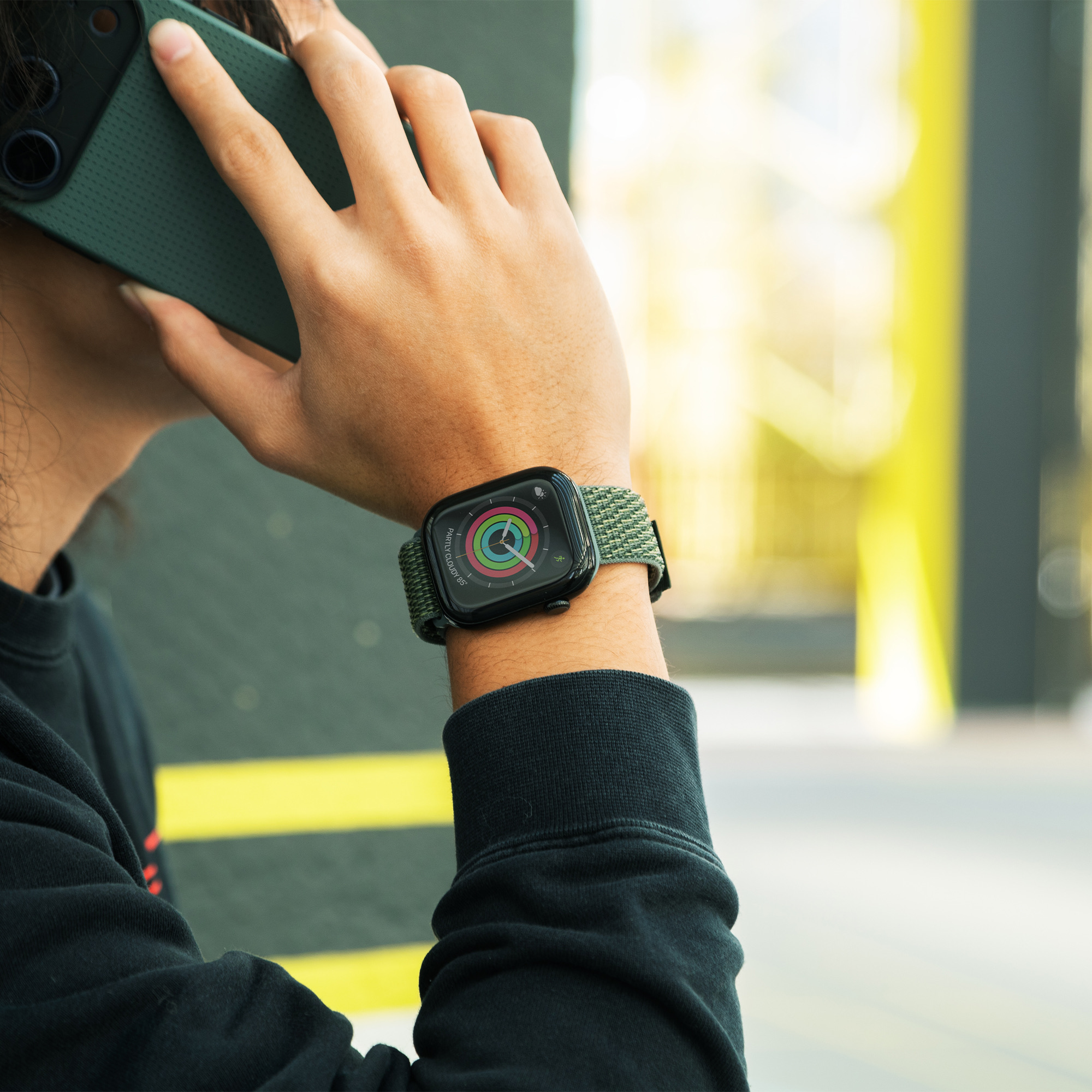 Native Union Active Watch Loop For Apple Watch 38/40/41/42mm- Slate Green-10
