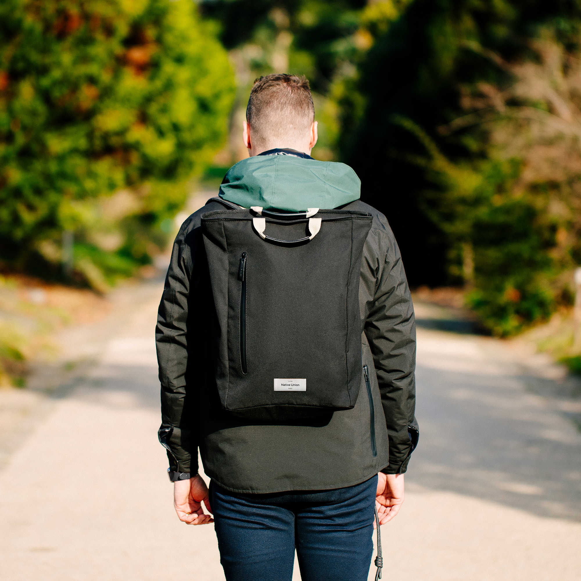 Ruksak NATIVE UNION W.F.A. Backpack (20L, laptop do 16", vodoodbojan, crna boja)-1