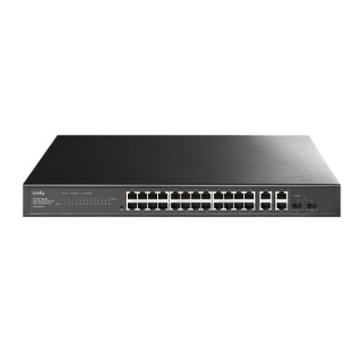 Cudy Switch GS1028ES2 - 26 Ports - 26x GE (10/100/1000) - 2x Combo-SPF-3