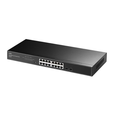 Cudy Switch GS1016ES2 - 16 Ports - 16x GE (10/100/1000) - 2x SFP