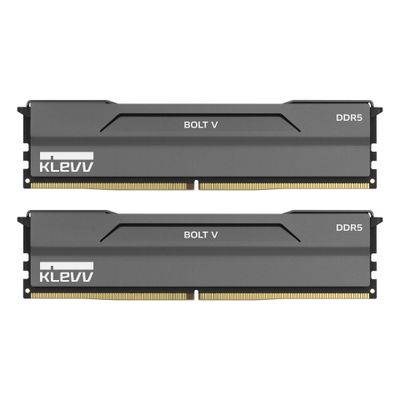 RAM memorija KLEVV Bolt V DDR5-6000 32GB (2x16GB) CL28 siva boja-0