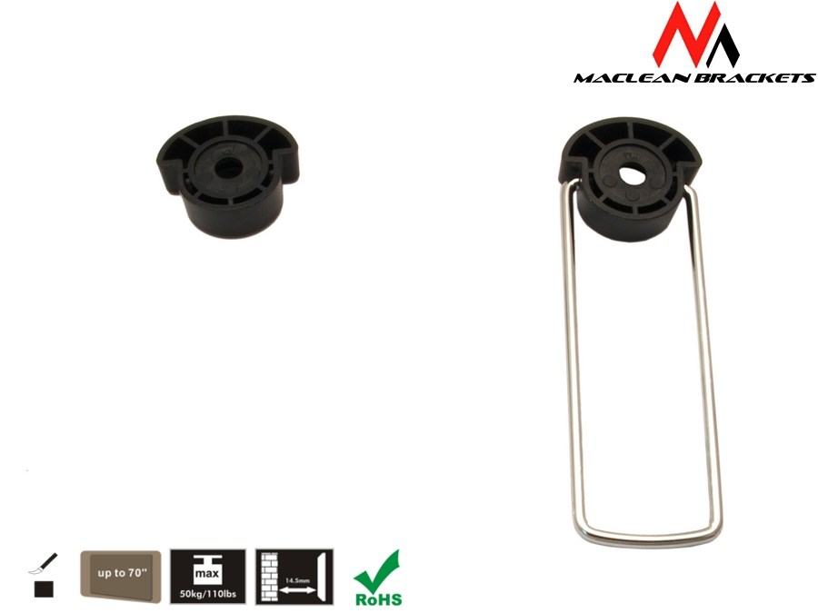Maclean MC-557 Ultra Slim TV Wall Mount Bracket Holder LED 37-70"-2