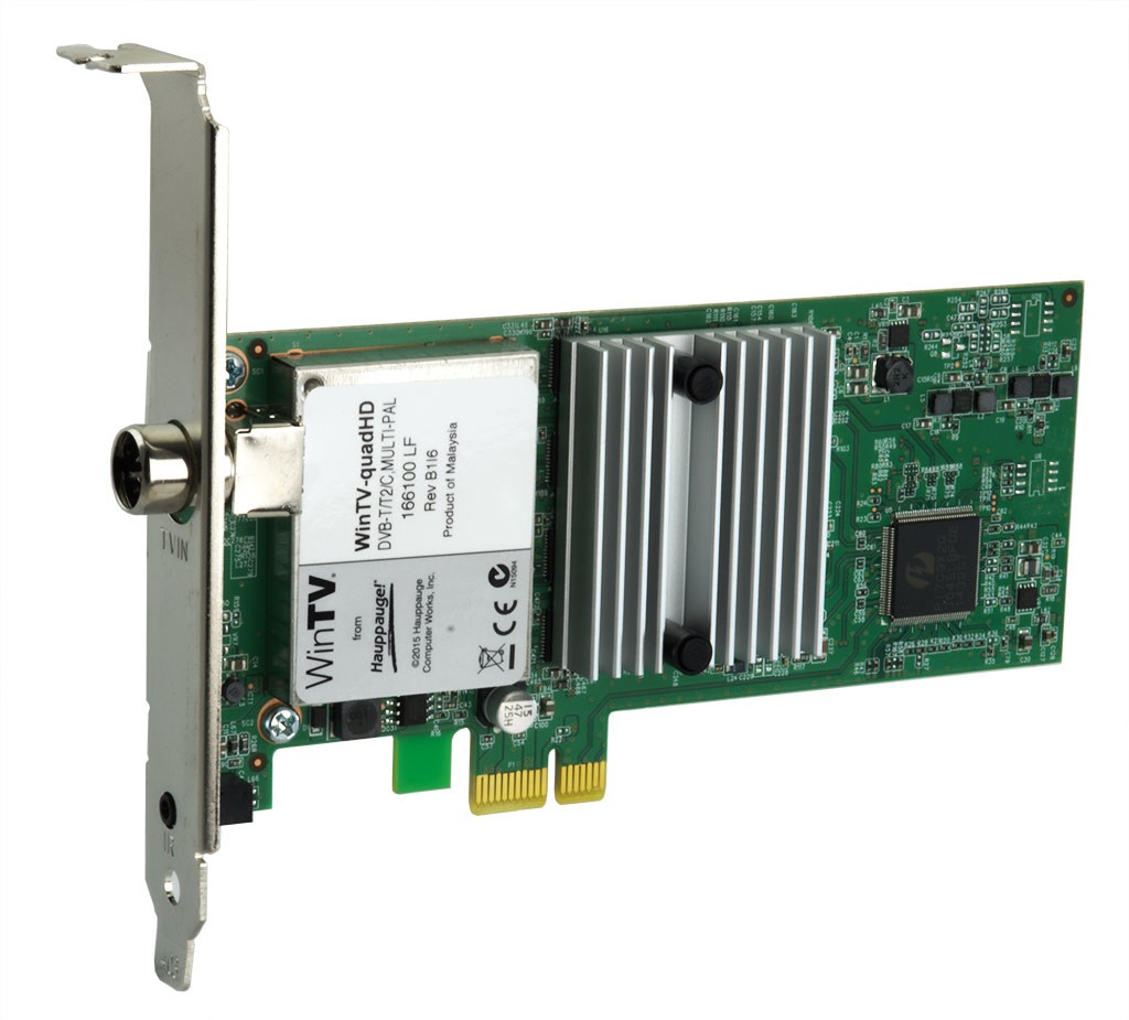 Hauppauge WinTV quadHD Internal DVB-C, DVB-T, DVB-T2 PCI Express