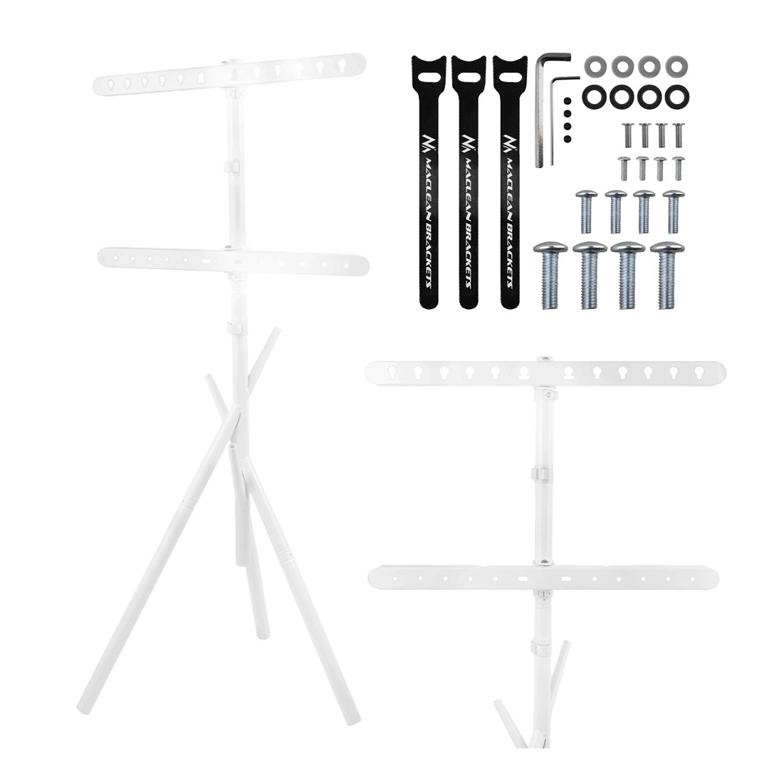 Maclean TV Floor Stand/Mount, 37–80", max. VESA 600x400, max. 60 kg, MC-182 W-10