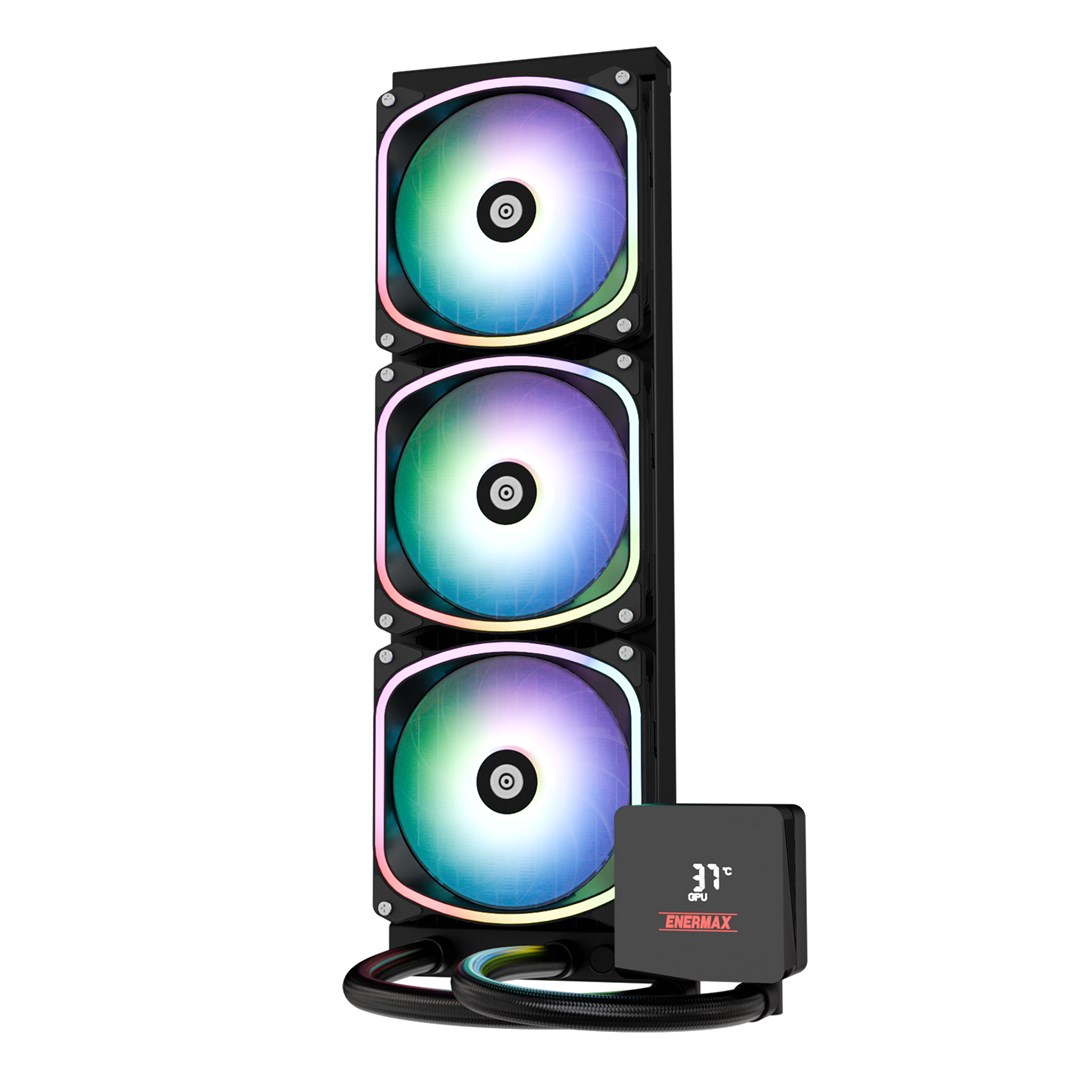 Enermax Aquafusion II 360 mm Processor All-in-one liquid cooler 12 cm Black-1