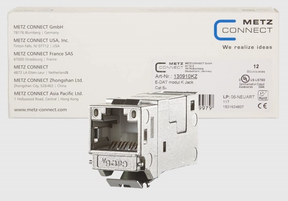 METZ CONNECT 130910KZ wire connector RJ45 Silver-1