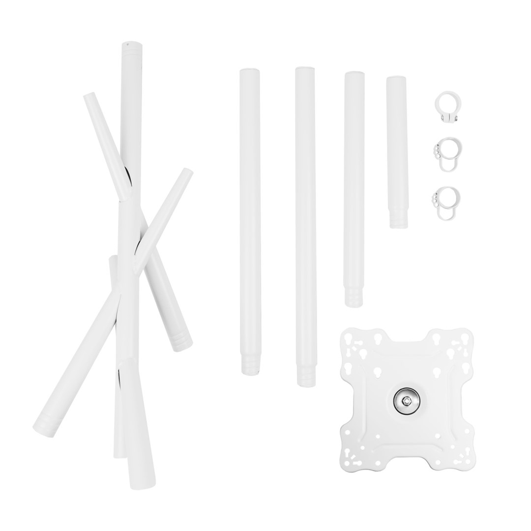 Maclean TV Floor Stand/Mount, 27–55", max. VESA 200x200, max. 60 kg, MC-181 W-1
