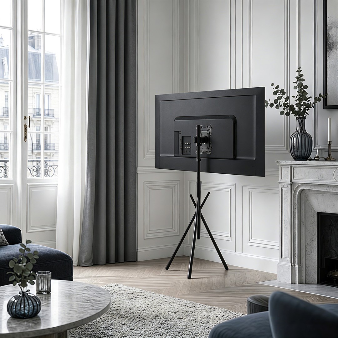 Maclean TV Floor Stand/Mount, 27–55", max. VESA 200x200, max. 60 kg, MC-181 B-4