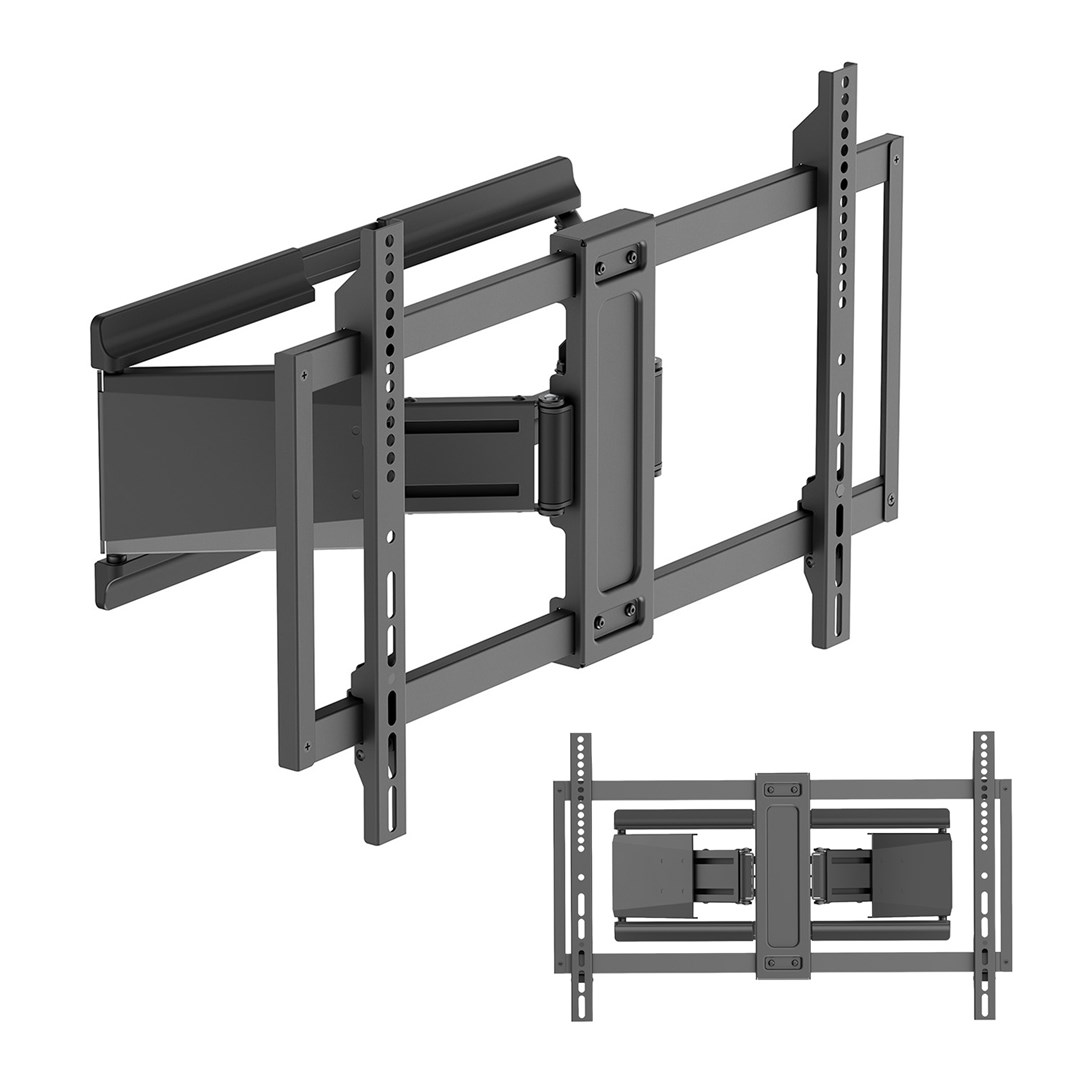 Maclean TV Mount / Bracket, max. VESA 600x400, 37-90", max. load 65 kg, black, MC-881 N-2