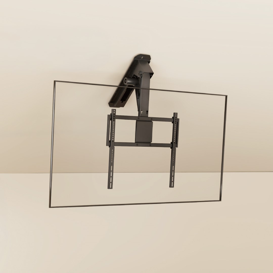 Maclean Electric TV Mount, Ceiling-Mounted, Tuya Compatible, Max. VESA 800x400, for 43-86" TVs, Max. 55 kg, MC-176 T-6